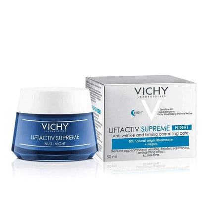 Vichy Liftactiv Supreme Yaşlanma ve Kırışıklık Karşıtı Gece Bakım Kremi 50 ml