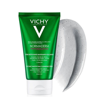Vichy Normaderm Phytosolution Anti-Glare Volcanic Cleanser 125 ml