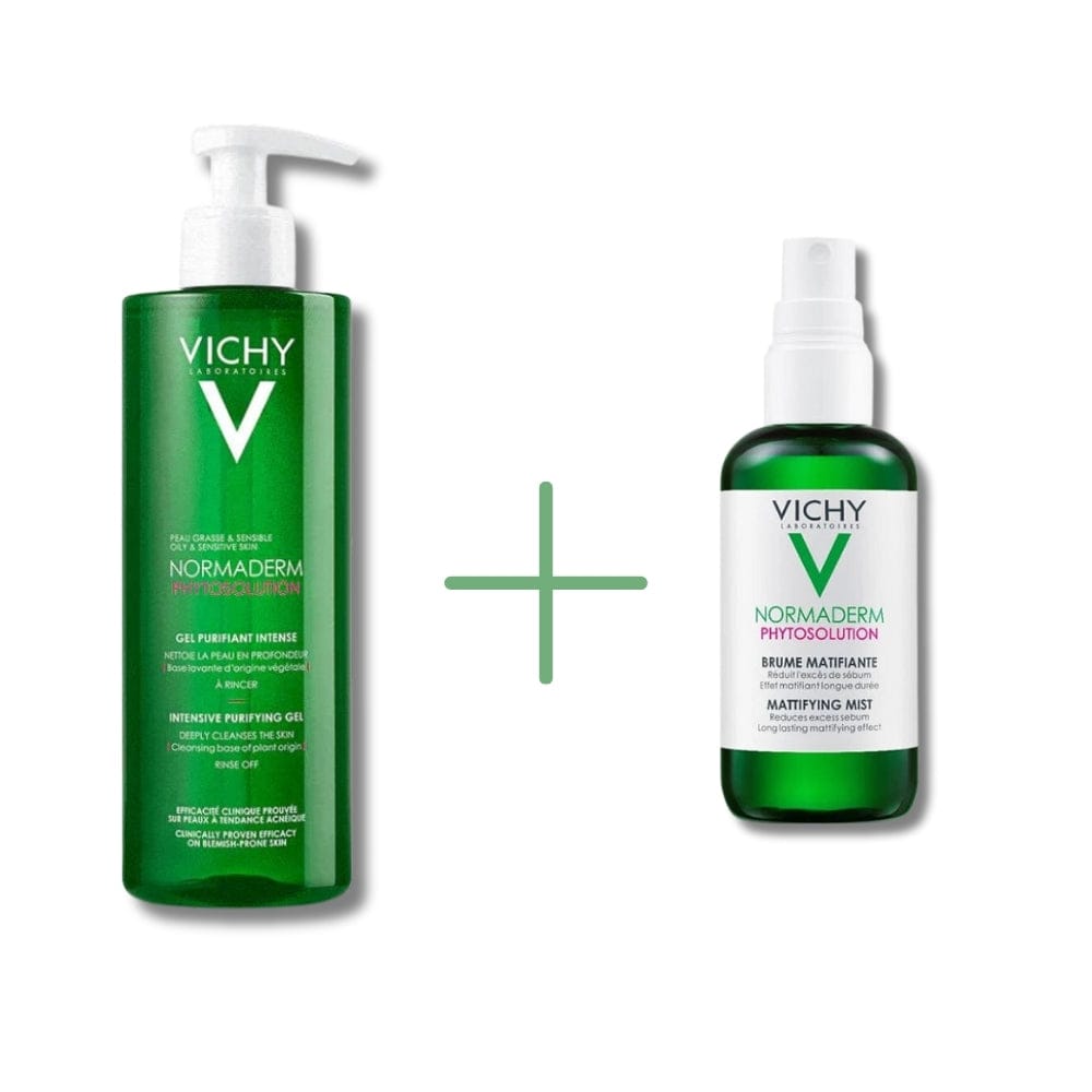 Vichy Normaderm Phytosolution Purifying Gel 400 ml &amp; Vichy Normaderm Phytosolution Anti-Glare Spray 100 ml