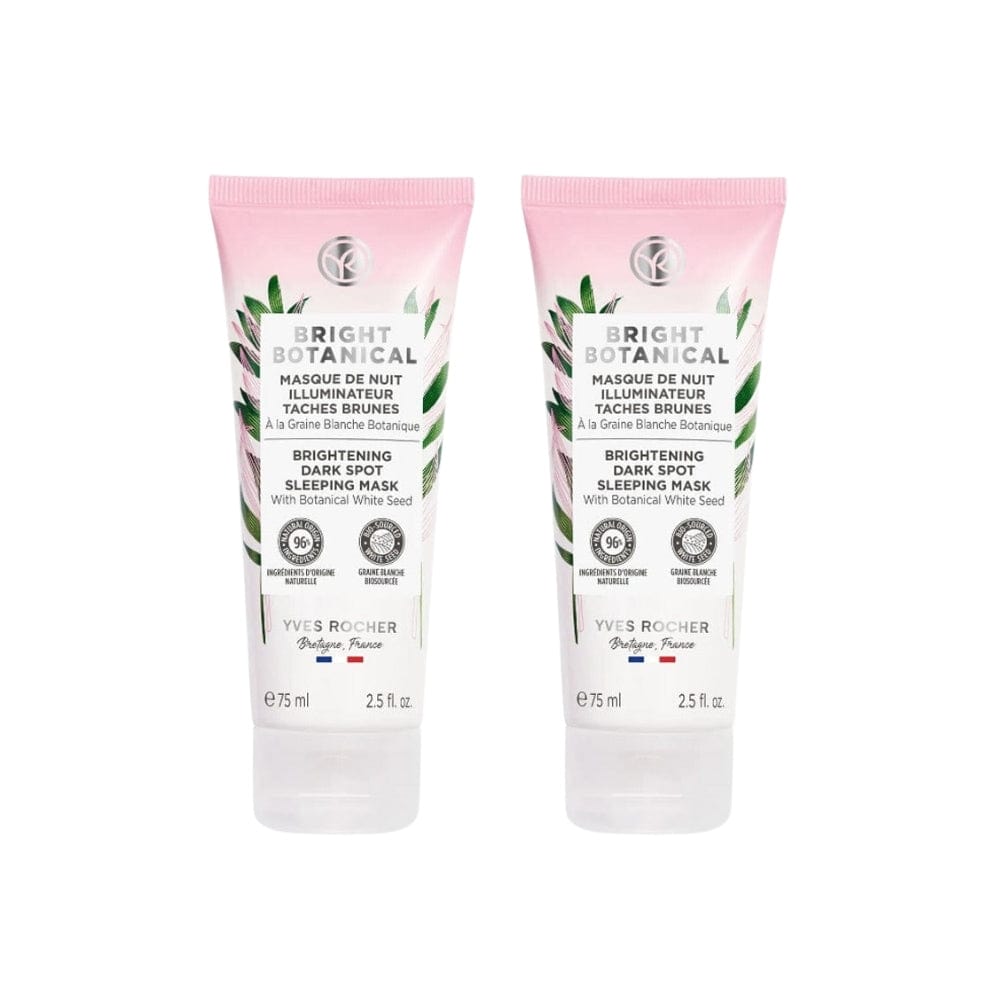 Yves Rocher Bright Botanical Anti-Blemish Brightening Sleeping Mask 75 ml 2 Pack