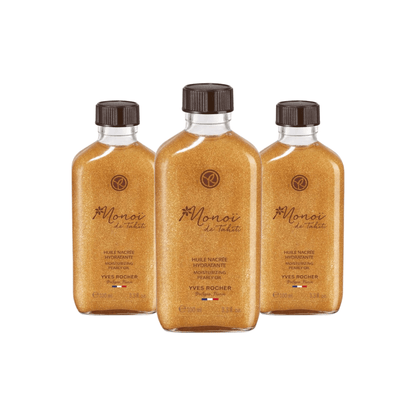 Yves Rocher Monoi Radiance Hair and Body Oil 100 ml 3 Pack